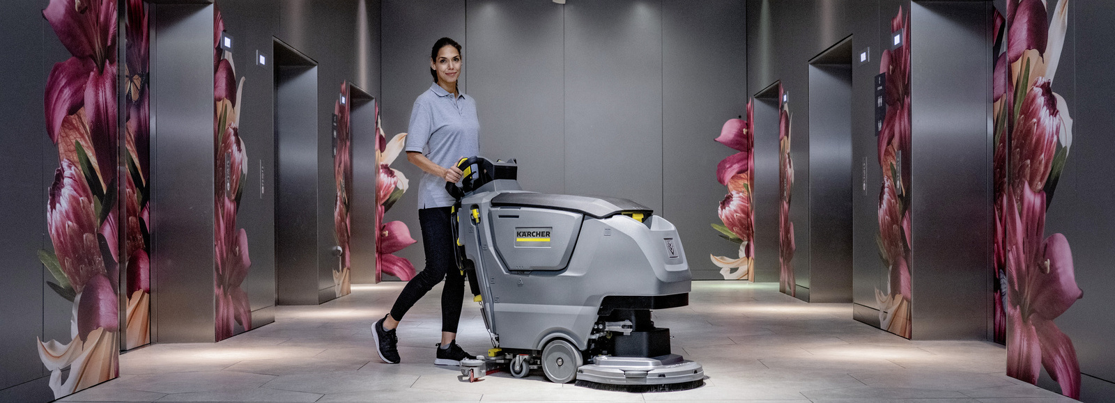 B 50 W push scrubber dryer B 50 W push scrubber dryer from Kärcher